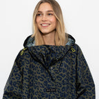 VIVI MARI RAINCOAT LEO SPLASHES NAVY/OLIVE