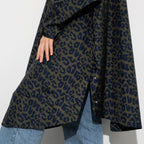 VIVI MARI RAINCOAT LEO SPLASHES NAVY/OLIVE