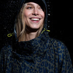 VIVI MARI RAINCOAT LEO SPLASHES NAVY/OLIVE