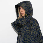 VIVI MARI RAINCOAT LEO SPLASHES NAVY OLIVE