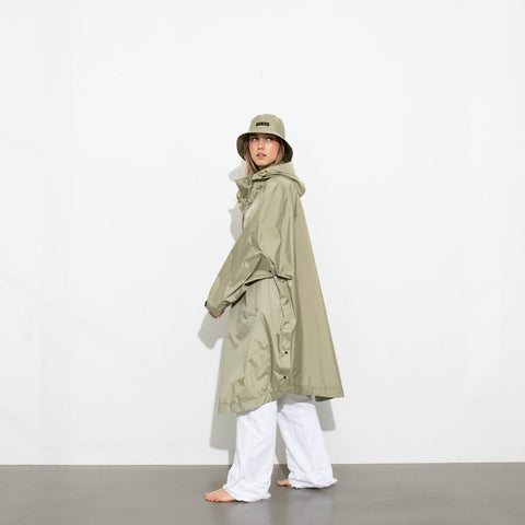 VIVI MARI RAINCOAT SOLID PALE OLIVE