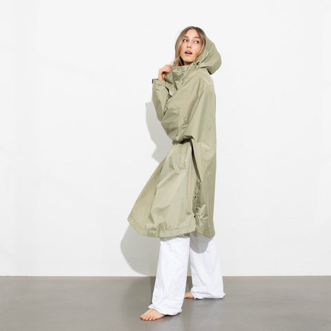 VIVI MARI RAINCOAT SOLID PALE OLIVE