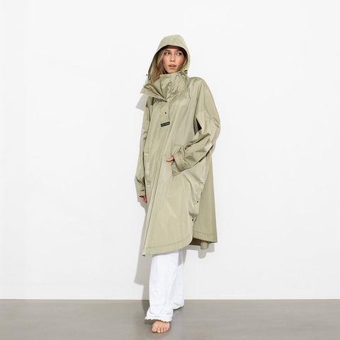 VIVI MARI RAINCOAT SOLID PALE OLIVE